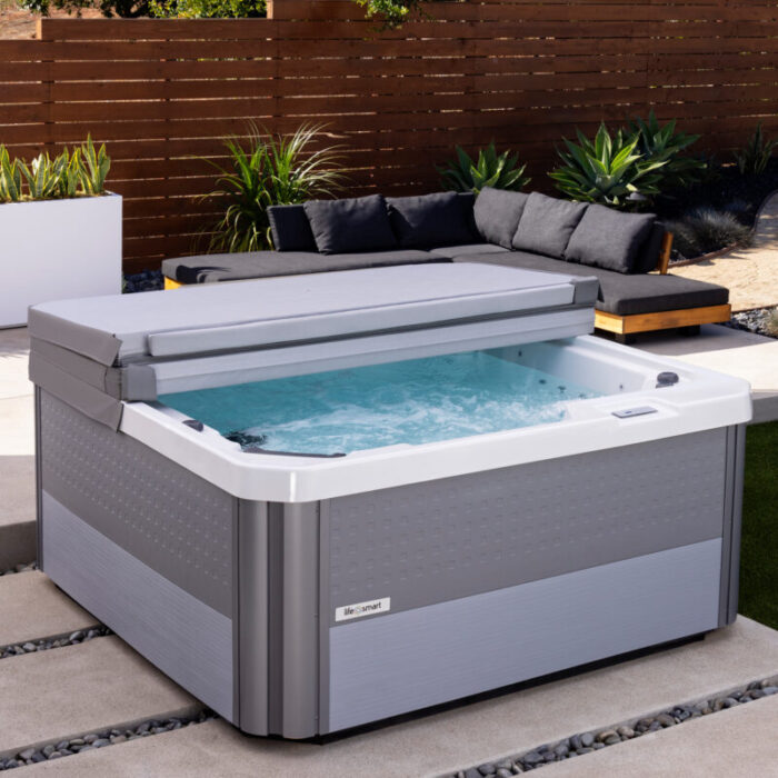 Acacia 5 or 7 Person 40-Jet 230V Acrylic Hot Tub (Optional Lounge