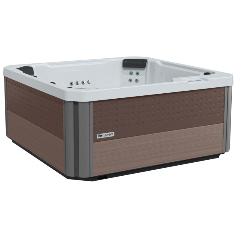 AHS Lifesmart 2023 Acacia NL Alpine White Mocha Brown Sideview v2 2000px e1709586408395