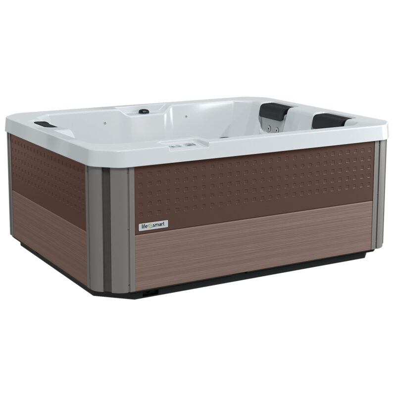 AHS Lifesmart 2023 Willow Alpine White Mocha Brown Sideview 2000px e1709245074872
