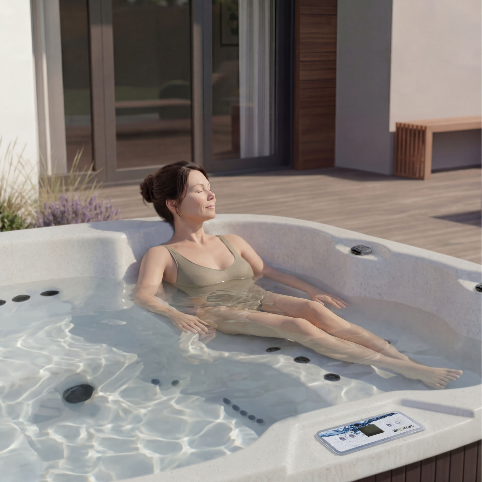 Special Edition Sea Salt Lifesmart Leganza 6-Person 90-Jet 230v