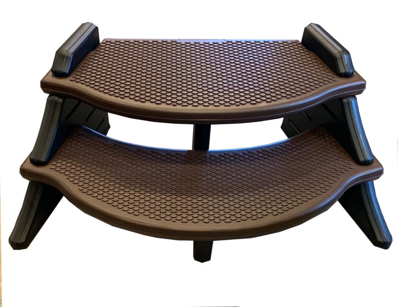 New Spa Step Espresso Front scaled e1661177220998